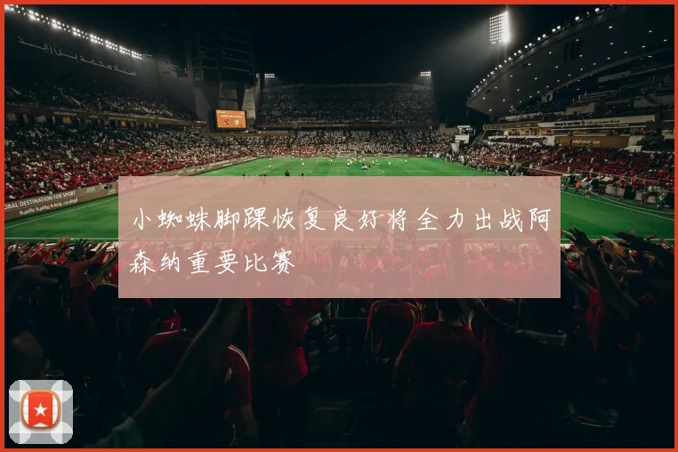 小蜘蛛脚踝恢复良好将全力出战阿森纳重要比赛